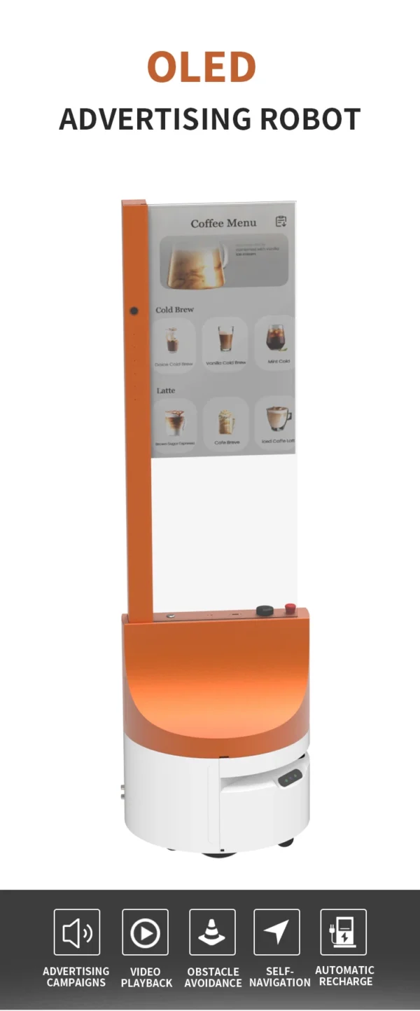 robot quang cao oled 7