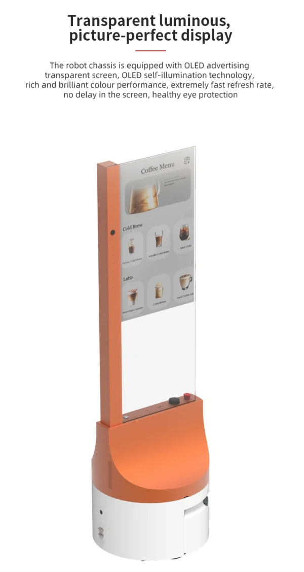 robot quang cao oled 8